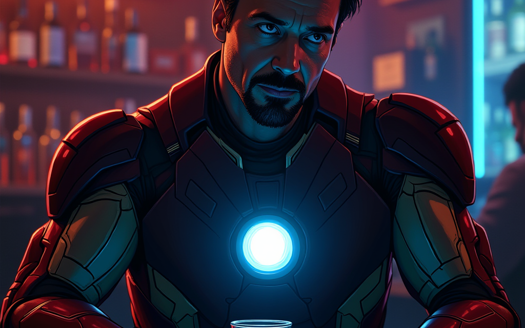 Drunk Tony Stark